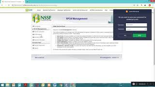 How to process nssf payment slip