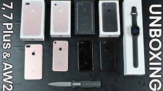iPhone 7, 7 Plus & Apple Watch Series 2 Unboxing!