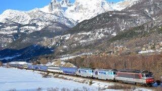 Les Trains des Pointes Hivernales 2013 à Briançon