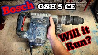 Repairing a worn out Bosch GSH 5 CE Hammer that sounds like it's ready for the dump.