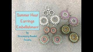 Summer Heat Earrings Embellishment