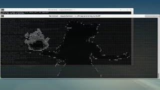 Live ASCII Art via Linux Terminal