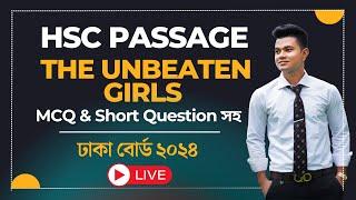 HSC Textbook Passage The Unbeaten Girls Dhaka Board 2024 | HSC English