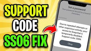 How To FIX Snapchat Error Code SS06! (2024) - iPhone & Android