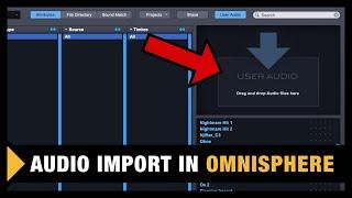 How to Import Audio into Omnisphere (Tutorial)