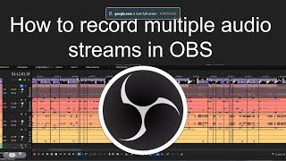 how to record multiple audio tracks in OBS