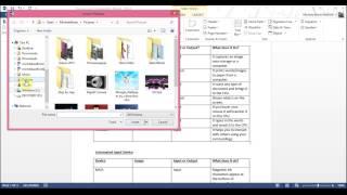 How to put images into a table in MS Word