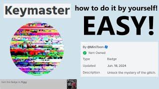 How To Get The Keymaster Badge (Solo + Easy) | Piggy