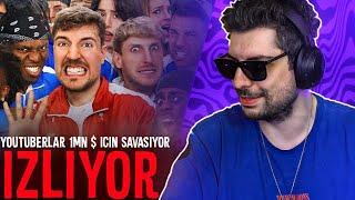 HYPE | 50 YouTuber 1.000.000 Dolar İçin Savaşıyor VİDEOSUNU İZLİYOR! | MrBeast