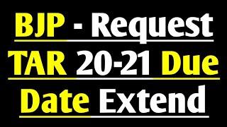 Due Date Extension Representation - TAR Filing 2020-21 & LATE FEES waiver u/s 234F