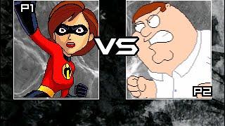 Mugen - Elastigirl (me) vs. Peter Griffin