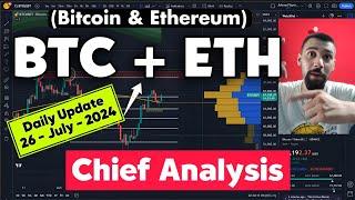 BTC & ETH Daily Update & Technical Analysis | BULL RUN 2024 Crypto Price Prediction Bitcoin Ethereum