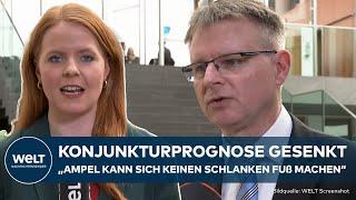 DEUTSCHLAND: Mitschuld der Ampel? Institute senken Prognose für Konjunktur der Wirtschaft drastisch