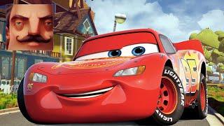 Hello Neighbor - My New Neighbor Cars Big Lightning McQueen History Gameplay Walkthrough