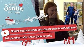 Mother whose husband and stepson have horrific disease left speechless after Secret Santa surprise