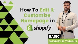 Shopify | How To Edit & Customize Home Page Shopify | Shopify Dawn Theme Customization
