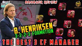 B. HENRIKSEN | BEST 3223 MANAGER IN PES 2021 MOBILE | 3 CF FORMATION REVIEW