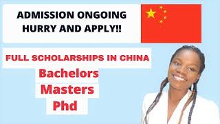 FULL SCHOLARSHIPS FOR UNDERGRADUATES AND POSTGRADUATES IN CHINA |ADMISSIONS ONGOING|BLISSFUL SERIES