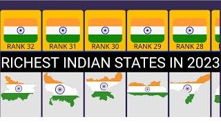 Richest INDIAN States in 2023 by GDP PER CAPITA