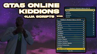 Kiddions Mod Menu (BEST Free Menu) | GTA 5 | Undetected | + Recovery Lua Scripts & More