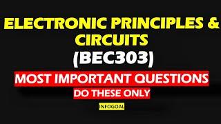 EPC Most Important Questions | BEC303 Most Important Questions | Infogoal