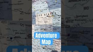 A Pin Adventure Map for your favorite traveler️ #shorts #adventuretravel #adventure #travelgifts