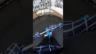 Spiderman Tramp Scooter Tricks