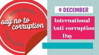 International Anti-corruption Day / 9 December / Anti-corruption Day # The English Educator