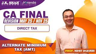 CA Final | Revision of Alternate Minimum Tax (AMT) | English