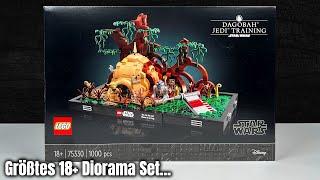 Wahrscheinlich das beste 18+ Diorama: LEGO Star Wars 'Yoda's Dagobah Hütte' Review! | Set 75330