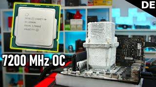 Overclocking war noch nie SO einfach! Intel 10900K OC mit Flüssigem Stickstoff auf über 7 GHz