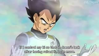 DB Super Goku and Vegeta train in the godki chaimber!