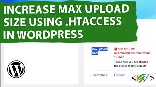 How to Increase Max Upload Size using .Htaccess in WordPress