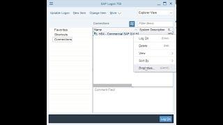 How to add a server connection in SAP Logon 750?