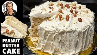 Old Fashioned Peanut Butter Cake - Super Moist - Southern Cooking