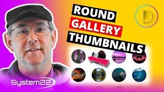 Divi Theme Round Gallery Thumbnails 