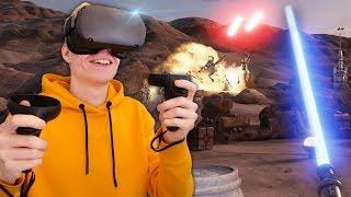 BECOME A JEDI IN VIRTUAL REALITY! | Star Wars: VR Experience (Oculus Quest Gameplay)