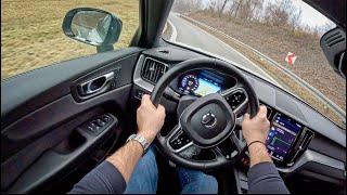 2022 Volvo XC60 [2.0D B4 197HP] |0-100| POV Test Drive #1456 Joe Black