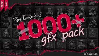 1000+ GFX Pack - w/PSD+AI [FREE DOWNLOAD]