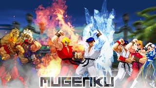 Fire Ken & Ice Ryu vs Everyone! Street Fighter Multiverse