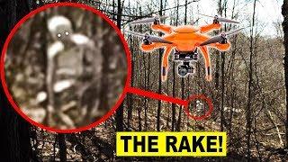 [MUST WATCH] YOU WON'T BELIEVE WHAT MY DRONE CAUGHT ON CAMERA IN THE RAKES FOREST!(THE RAKE IS REAL)