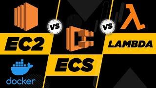 AWS EC2 vs ECS vs Lambda | Which is right for YOU?