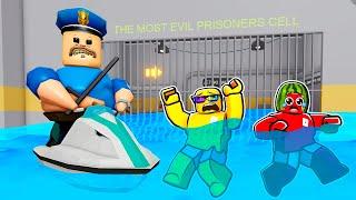 WATER BARRY'S PRISON RUN in Roblox (New Scary Obby #Roblox)