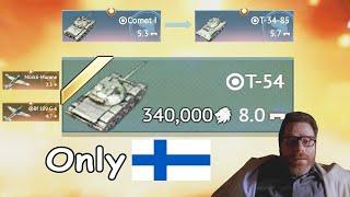 Grind Finnish Tech Tree , But Using Only Finnish Tanks.