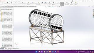 trommel screen tutorial - SOLIDWORKS