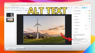 How to Add Alt Text to a Picture in Google Slides