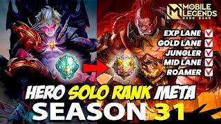 HERO META SEASON 31 MOBILE LEGENDS INDONESIA 2024  WINSTREAK SOLO RANK EPIC SAMPAI MYTHIC IMMORTAL