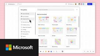 Create custom templates in Microsoft Whiteboard