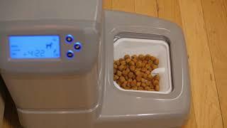 PortionPro Rx Automatic Pet Feeder Food Dispenser for Cats and Dogs - Demonstration