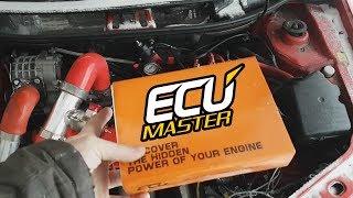 Ecumaster DET3+ Piggyback Basic Installation & Use DIGITAL ECU TUNER Fiat Punto ENG Subtitles